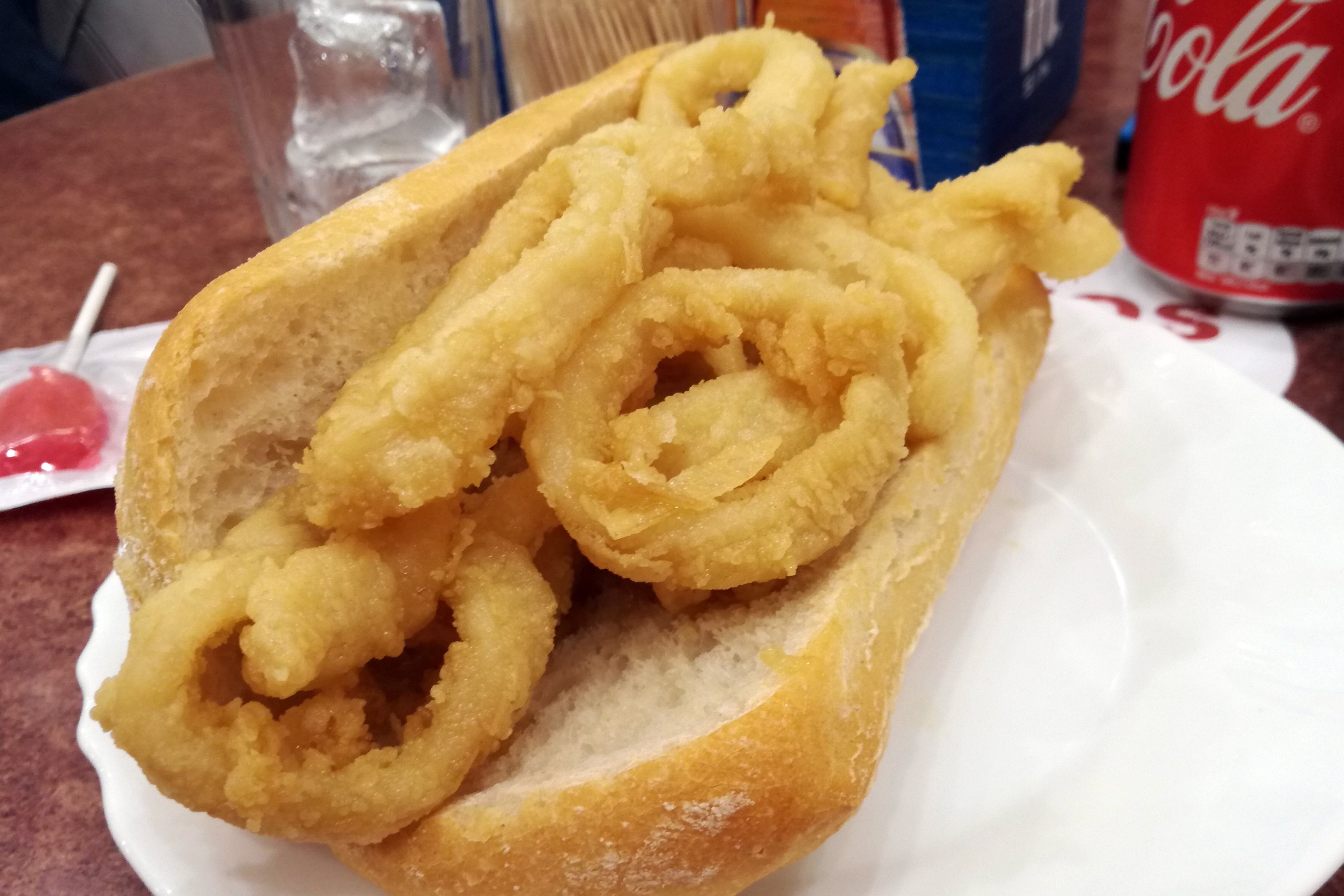 Calamares Bocadillo