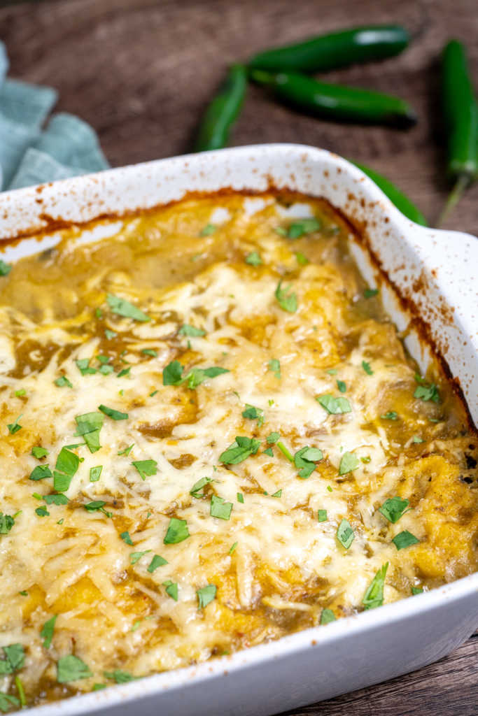 Chile Verde Chicken Tamale Casserole | 12 Tomatoes