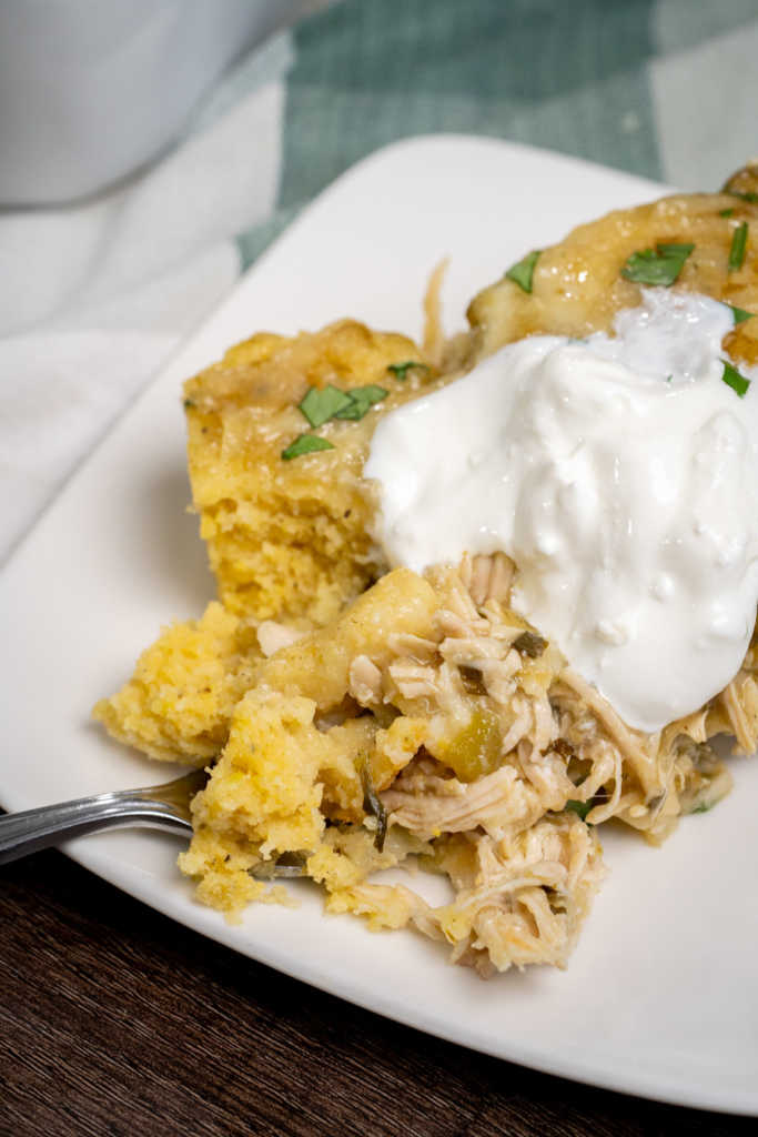 Chile Verde Chicken Tamale Casserole | 12 Tomatoes