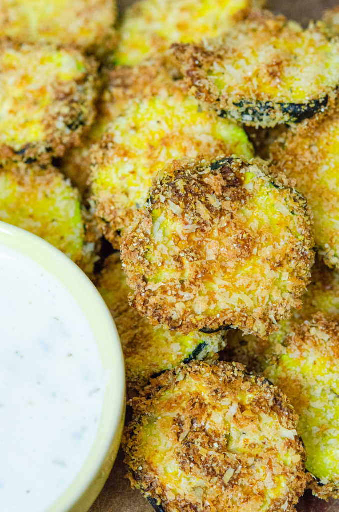 Air Fryer “Fried” Zucchini 12 Tomatoes