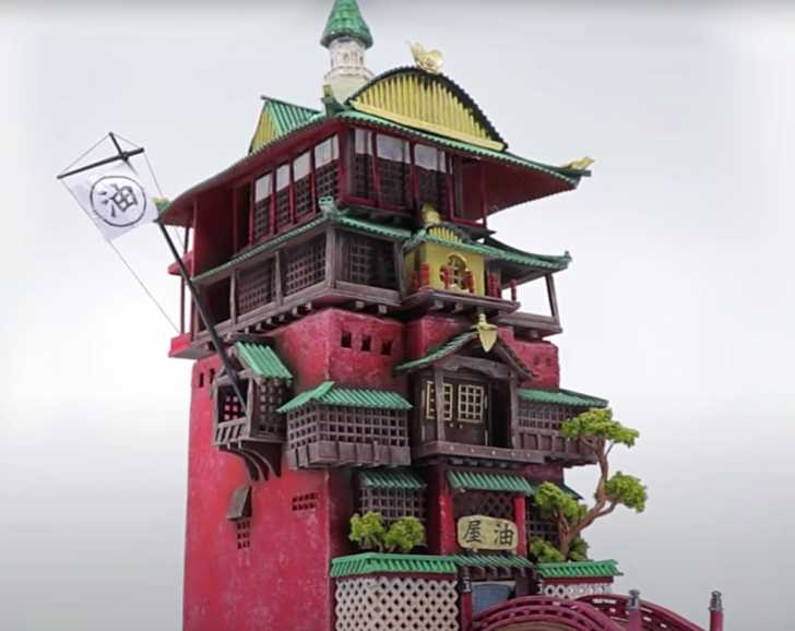 Talented Miniaturist Makes Whimsical Spirited Away Bath House | 12 Tomatoes