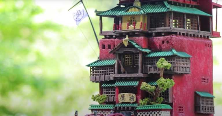 Talented Miniaturist Makes Whimsical Spirited Away Bath House