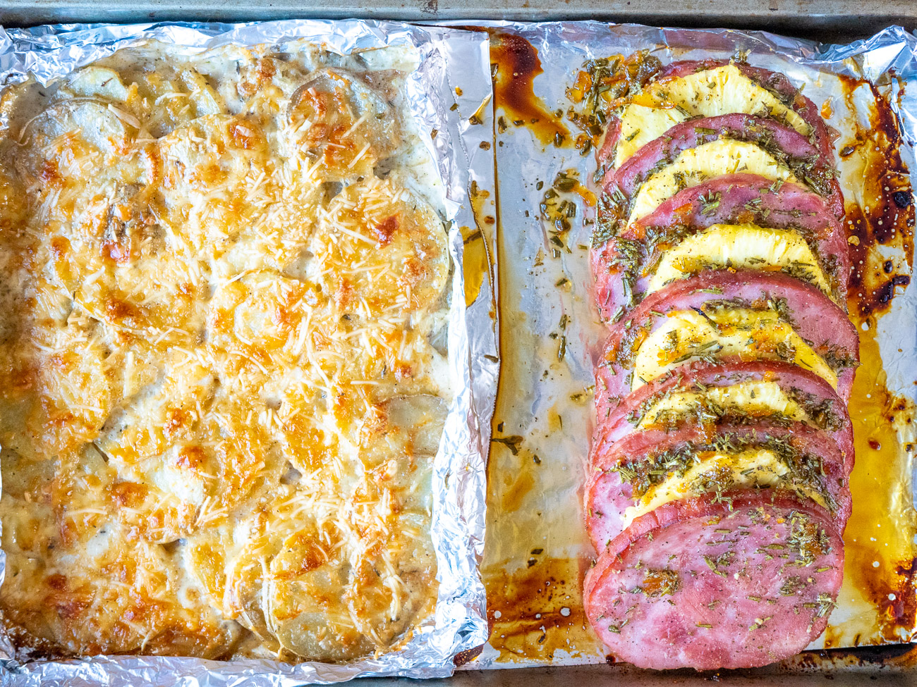 Sheet Pan Easter Dinner with Ham Recipe - The Cookie Rookie®