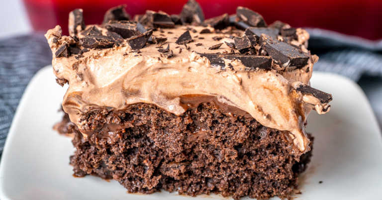 Death by Chocolate Poke Cake