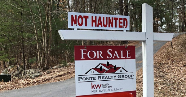Mysterious ‘Not Haunted’ Sign On Property Listing Has People Talking
