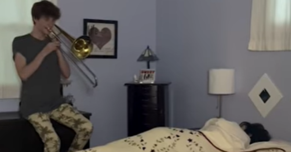 Musician Plays Soundtrack To His Mom’s Life With A Trombone