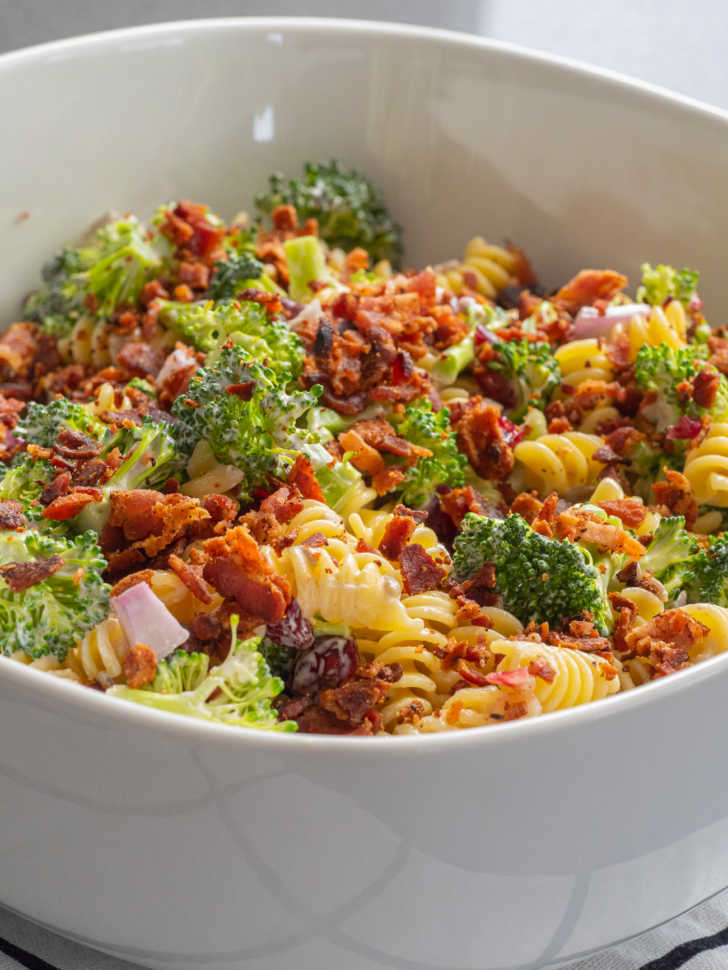 Bacon Broccoli Pasta Salad 12 Tomatoes