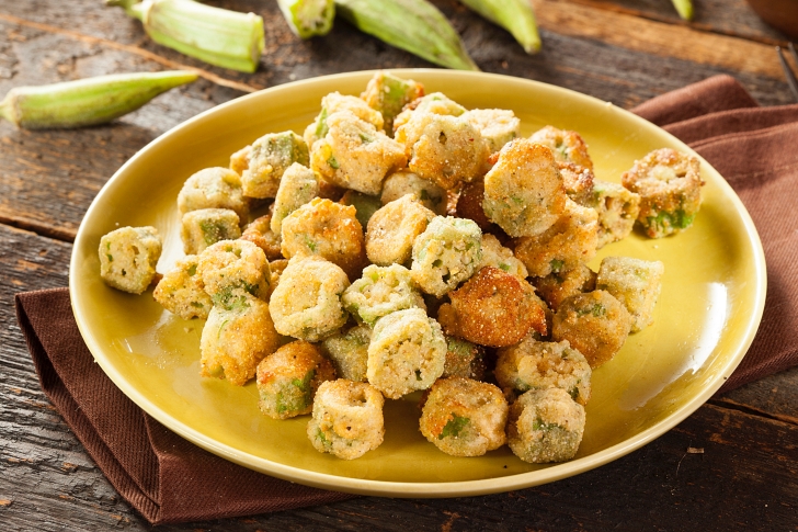 Cornmeal Fried Okra