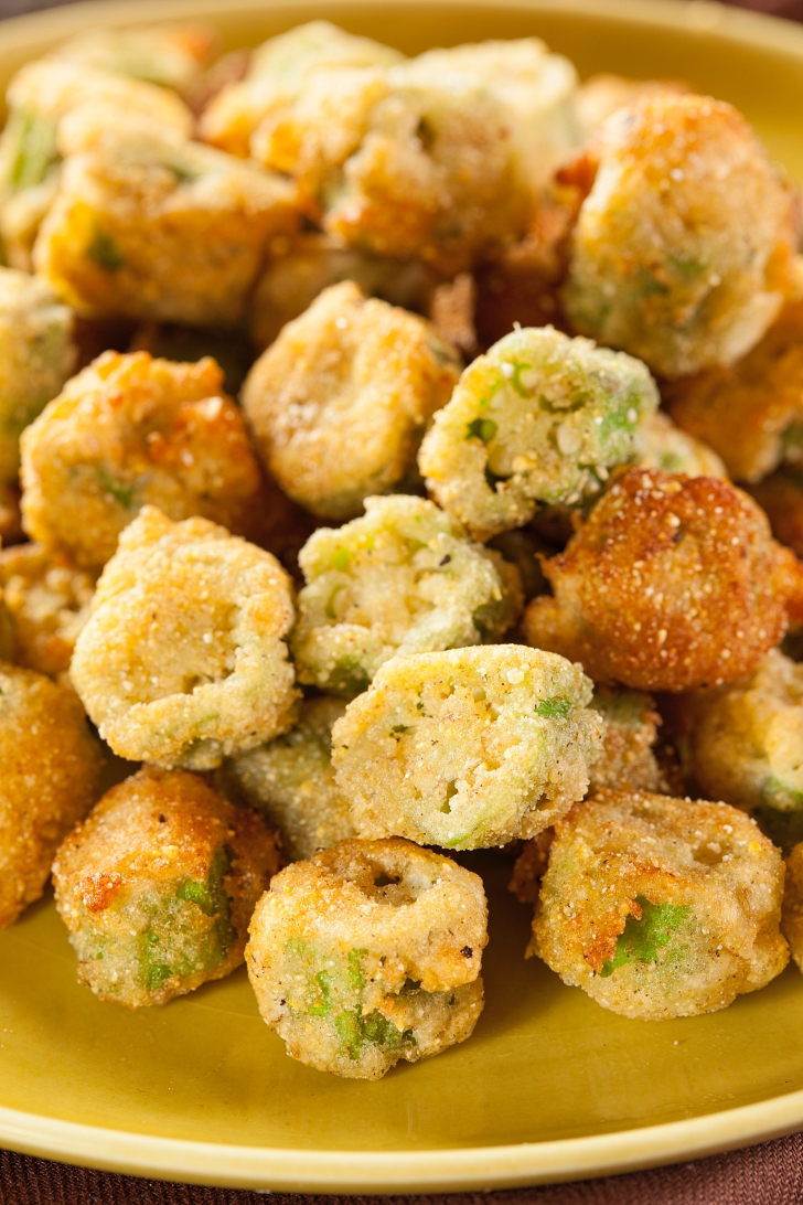 Cornmeal Fried Okra | 12 Tomatoes