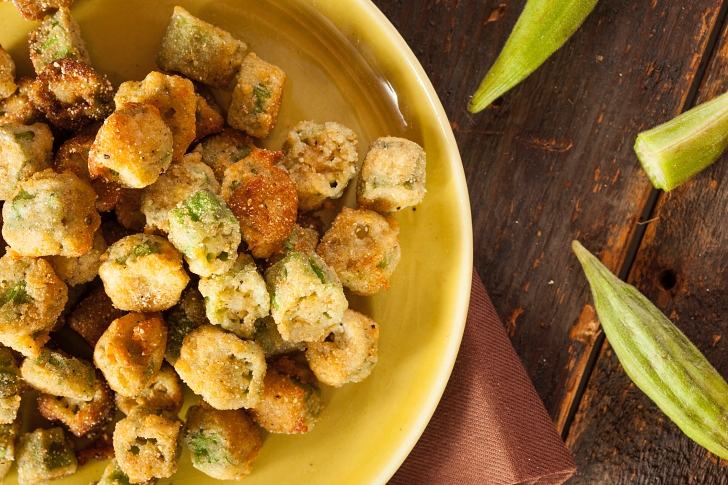 Cornmeal Fried Okra