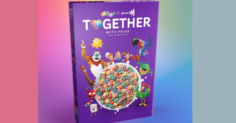 Kellogg’s Released A New Glittery Heart-Shaped Cereal To Celebrate Pride Month