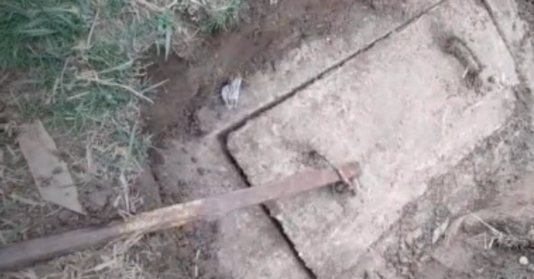 Guy Thought He Found Hidden Treasure In His Yard, But It Turned Out To Be Septic Tank