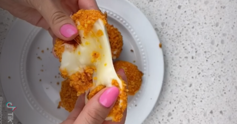 How To Make Homemade Mozzarella Sticks With Babybel Cheese And Doritos
