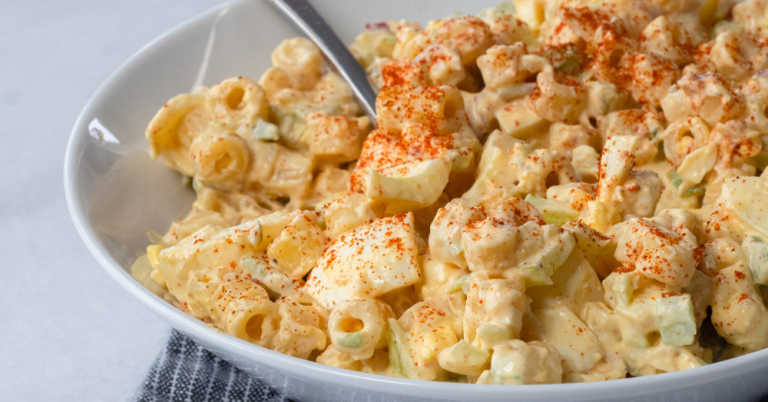 Deviled Egg Pasta Salad