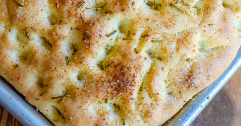 No Fail Rosemary Focaccia