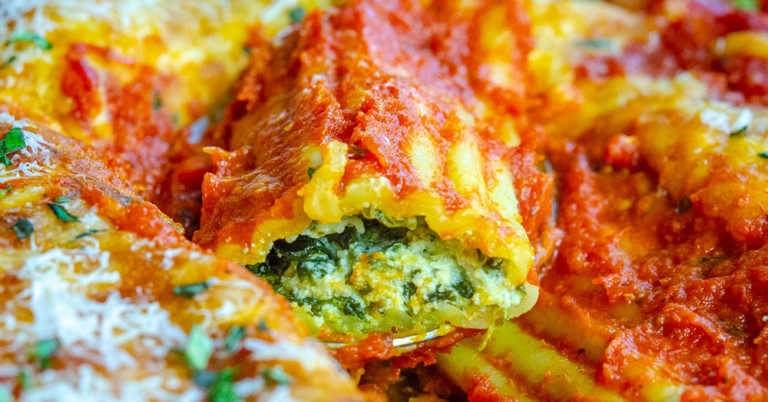 No Boil Manicotti