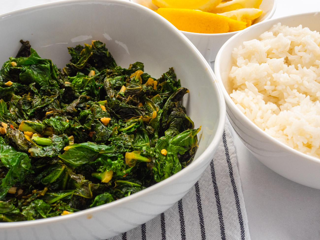 Lemon Garlic Kale Sauté