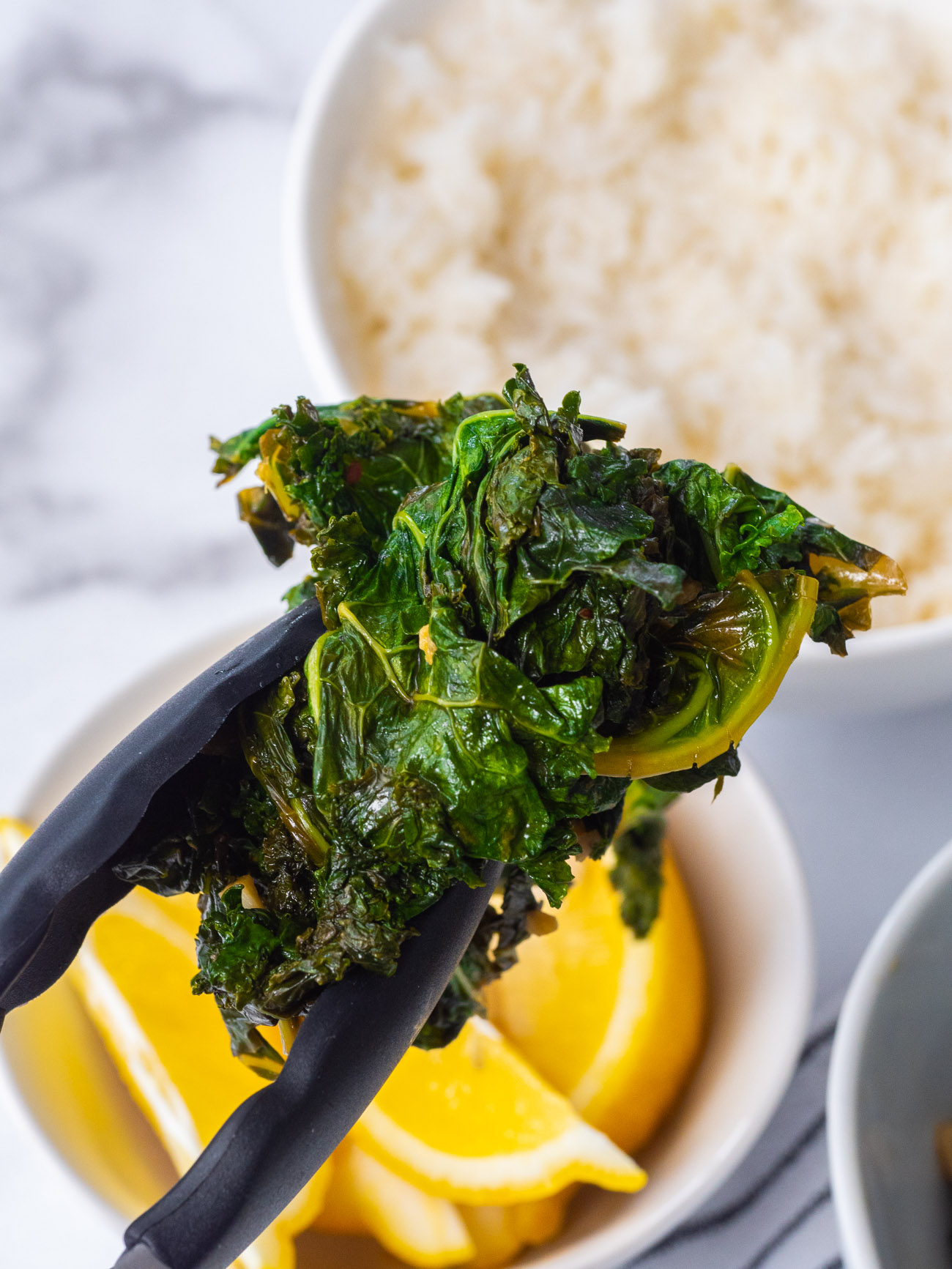 Lemon Garlic Kale Sauté