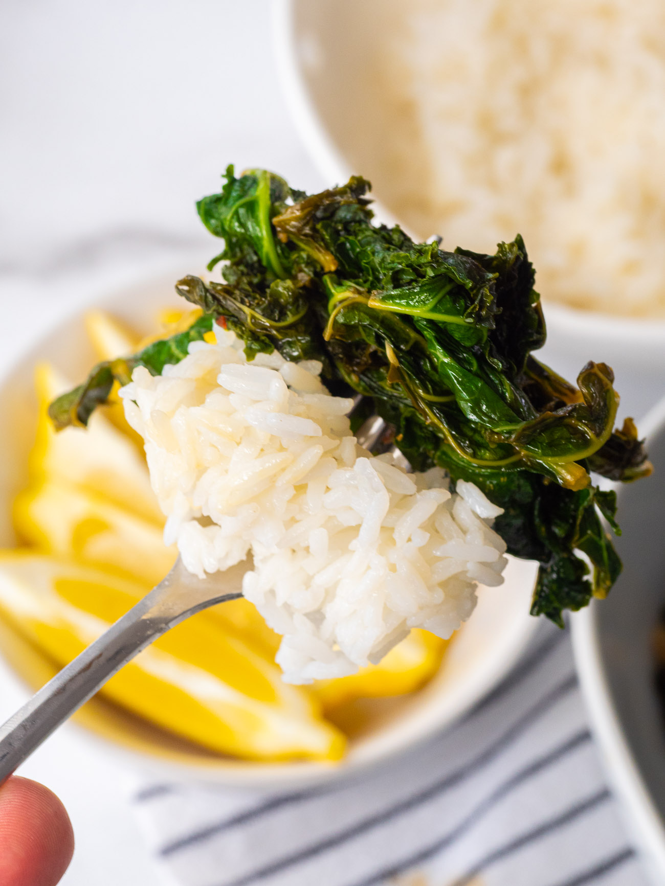 Lemon Garlic Kale Sauté