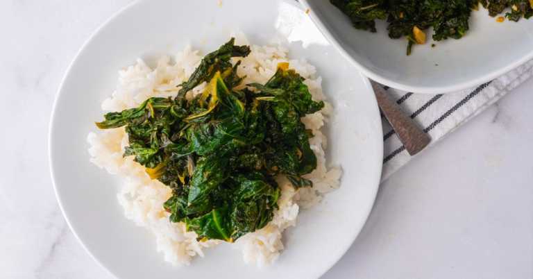 Lemon Garlic Kale Sauté