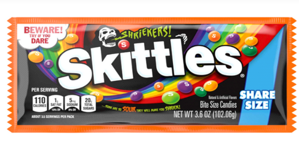 Mars Wrigley’s Is Releasing New Skittles Shriekers That Are Extra Sour