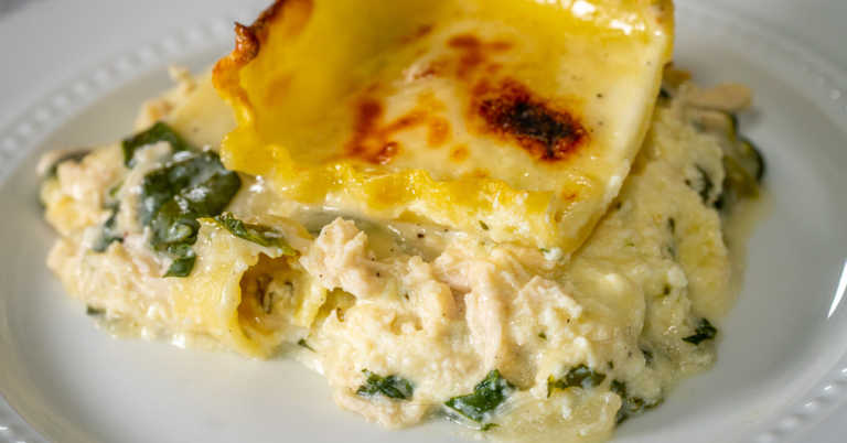 White Chicken Lasagna
