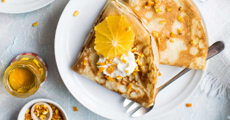 Easy Orange Marmalade Crepes