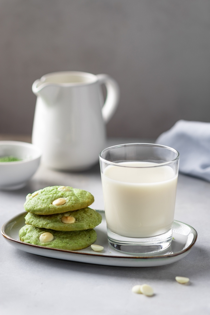 White Chocolate Green Tea Cookies 