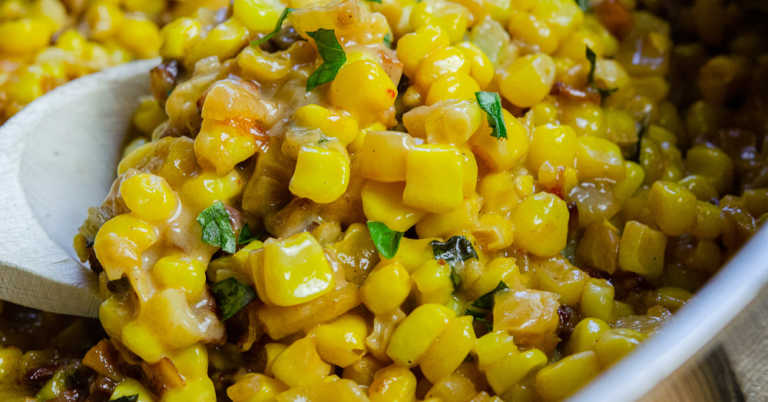 Giada’s Creamy Sweet Corn with Pancetta