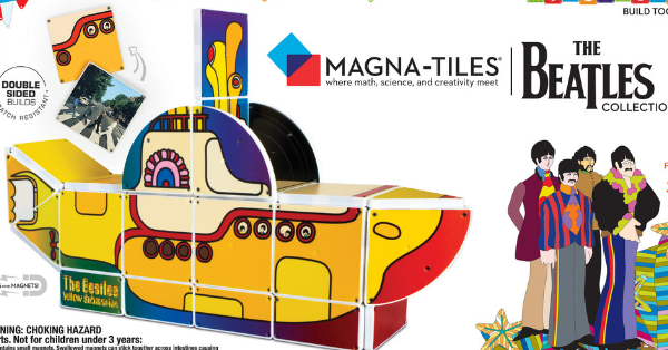 You Can Build Your Own ‘Yellow Submarine’ With This Magnetic Tiles Set