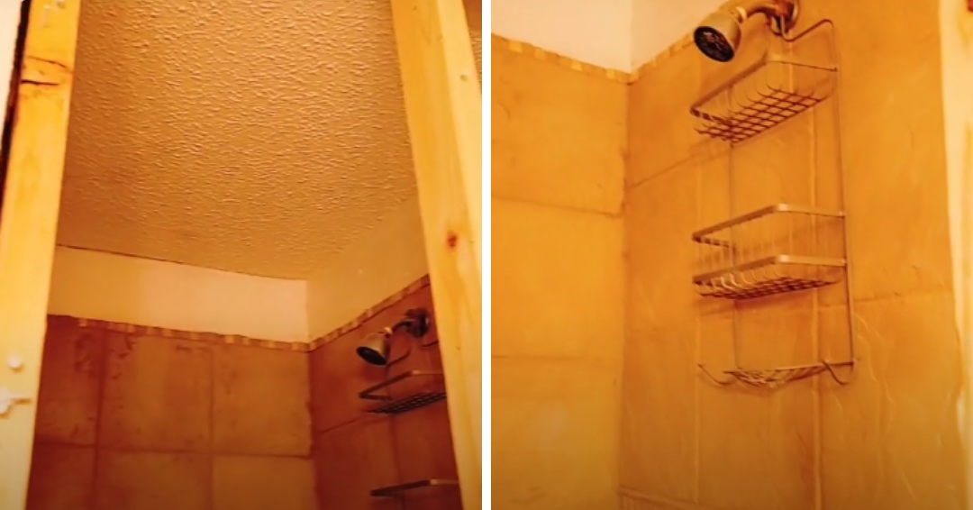 Couple discovers hidden bathroom during home renovation