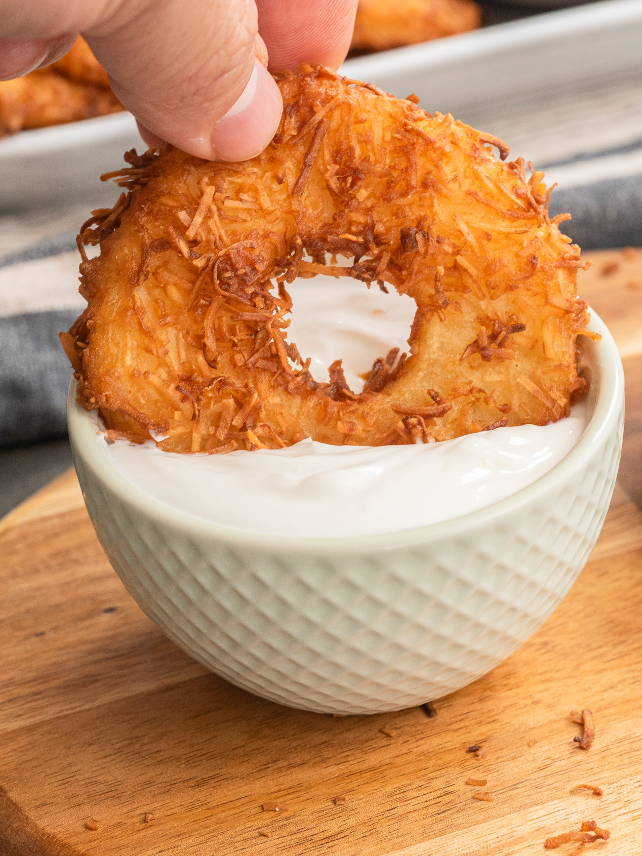 Pineapple Coconut Fritters