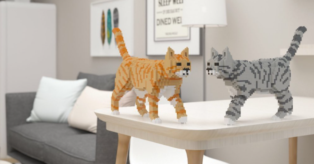 Life size 2024 lego cat