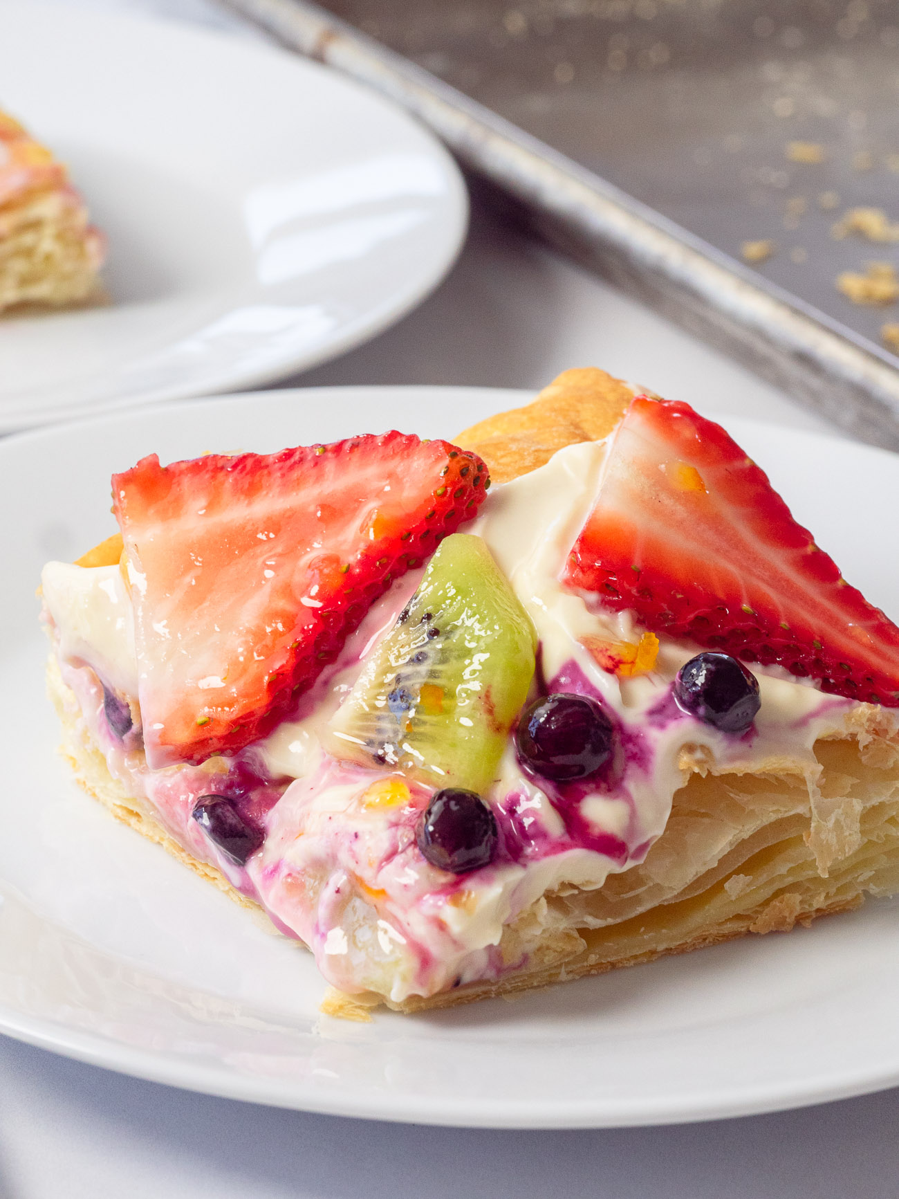 Puff Pastry Fruit Pizza