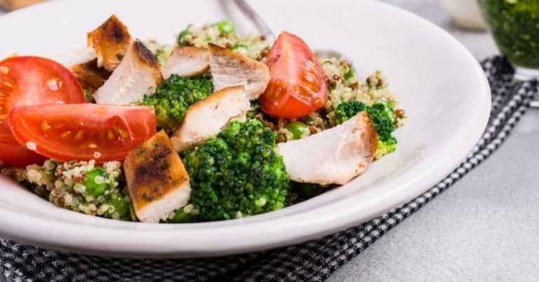 Chicken Pesto Bowls