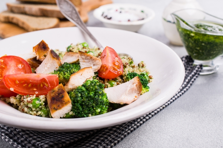 Chicken Pesto Bowls