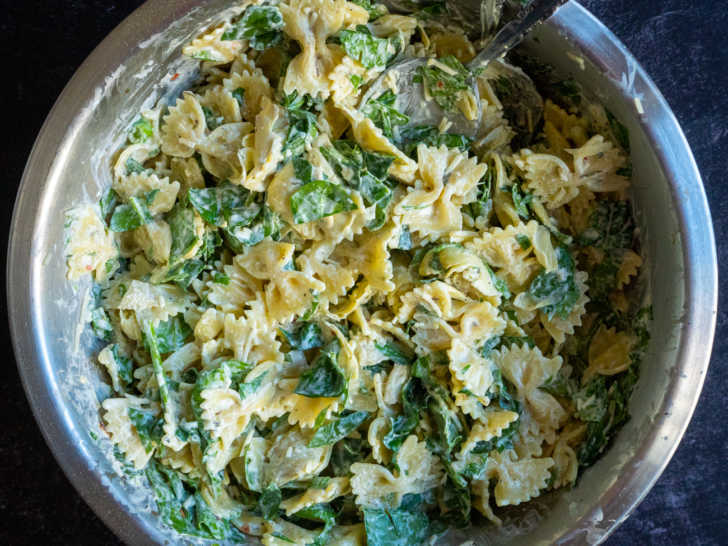 Spinach Artichoke Pasta Salad 12 Tomatoes