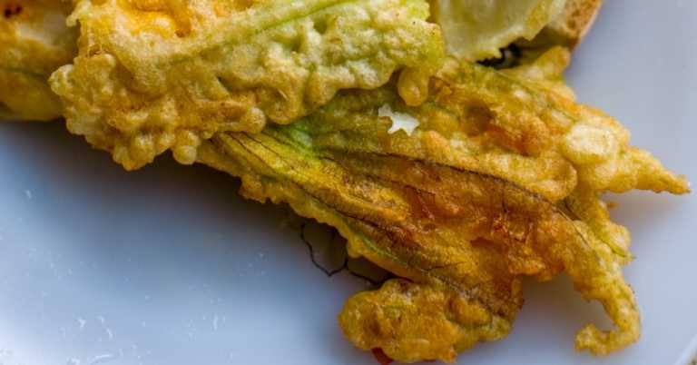 Fried Squash Blossoms