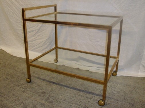 Brass Drinks Trolley