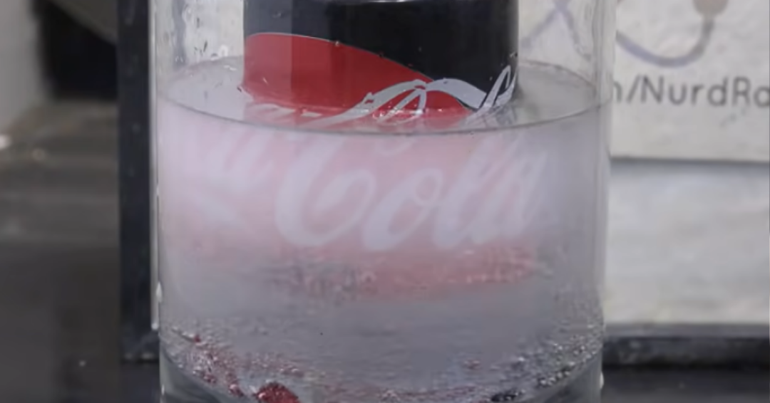 coke can liner experiment