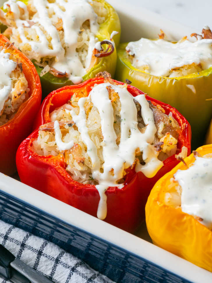 Ranch Chicken Stuffed Peppers | 12 Tomatoes