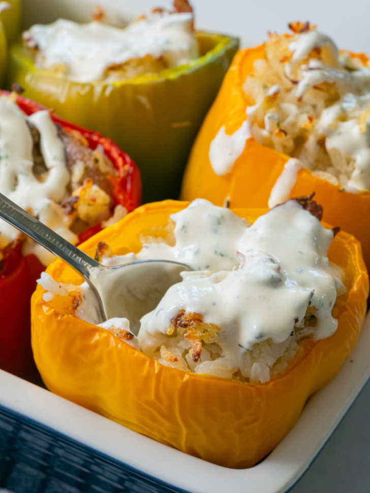 Ranch Chicken Stuffed Peppers | 12 Tomatoes