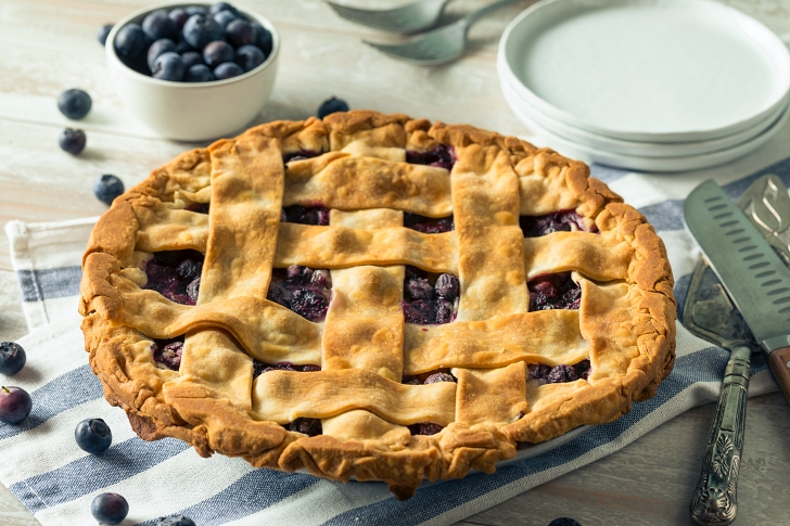 Blueberry Thyme Pie