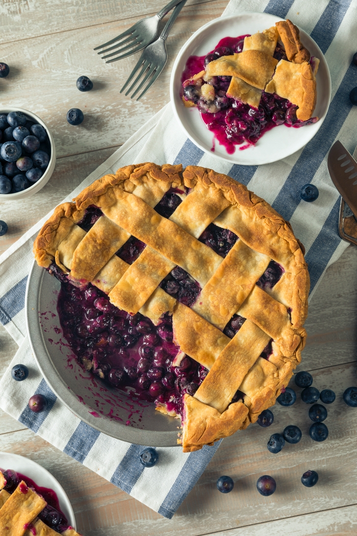 Blueberry Thyme Pie