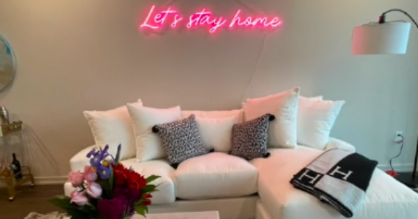 Woman Warns Others After Her Neon Sign Caught Her Apartment On Fire