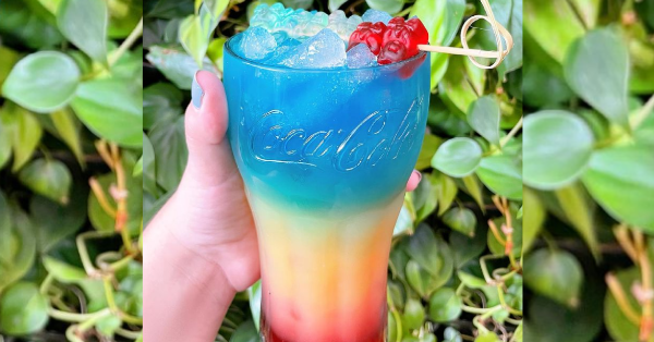 Disney Springs Is Offering A Rainbow Cocktail For Pride Month