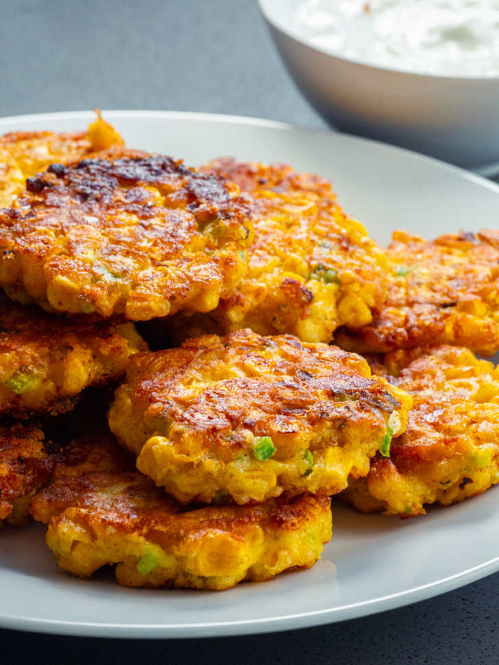 Jalapeño Cheddar Corn Fritters | 12 Tomatoes