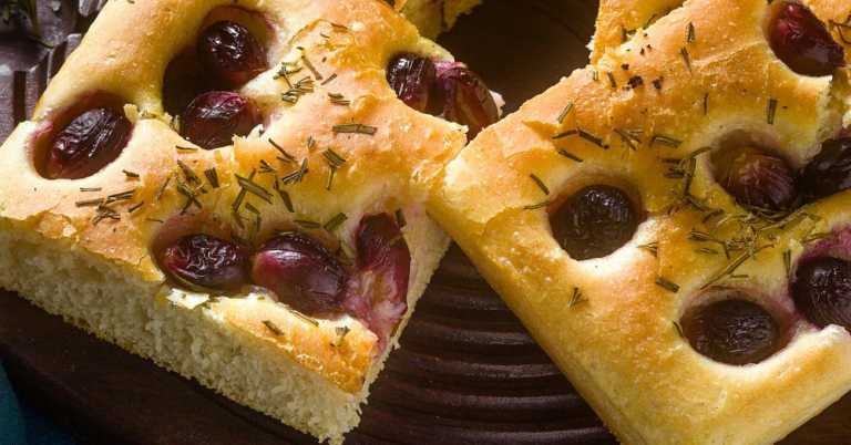 Tuscan Grape Focaccia