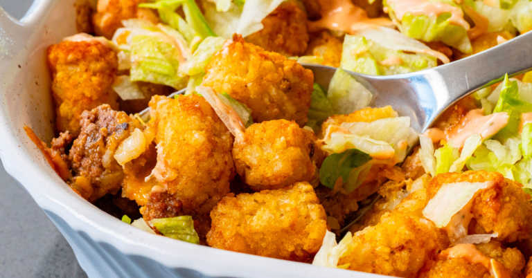 Big Mac Tater Tot Casserole