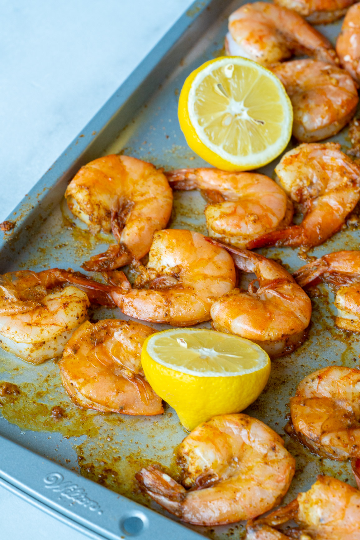 Roasted Old Bay Shrimp Recipe - Jeanette's Healthy Living